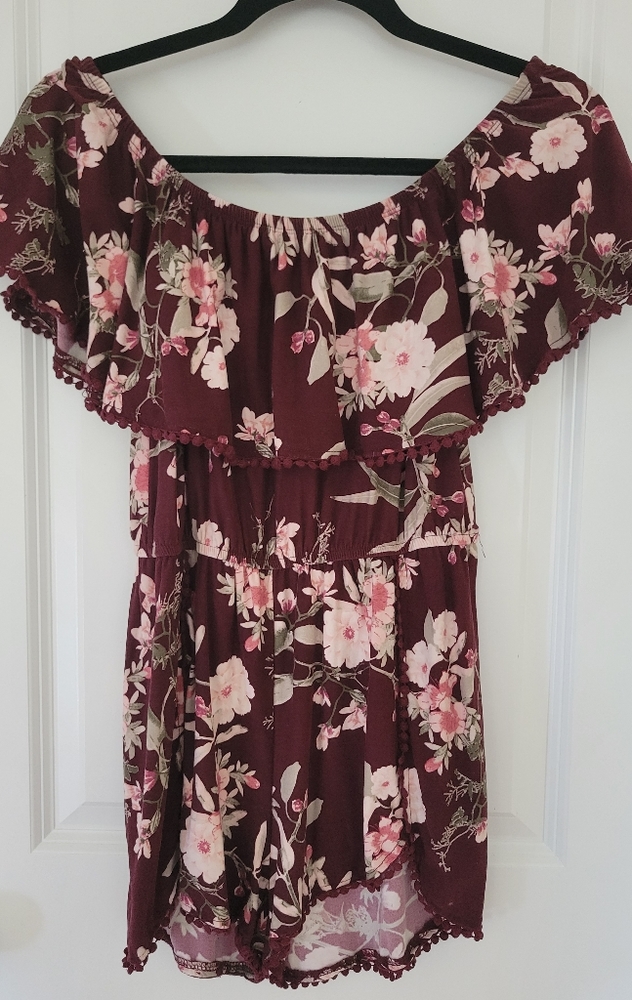 Off the shoulder romper